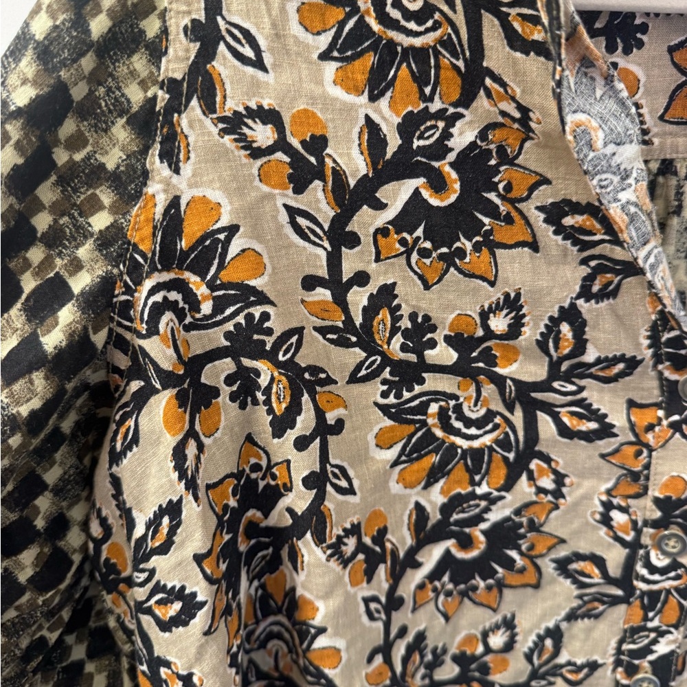 Free People Patterned Blouse - image 3